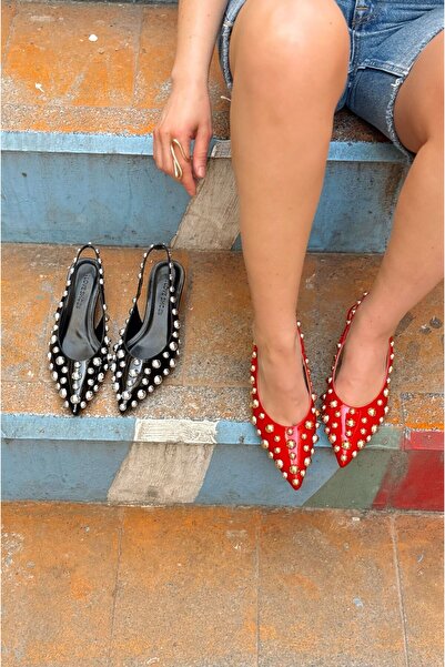 I Love Shoes Owensa Rugan Kırmızı Troklu Stiletto