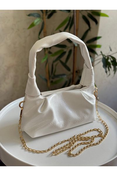 Bagnest Women's Hand and Shoulder Bag with Soft Leather Chain