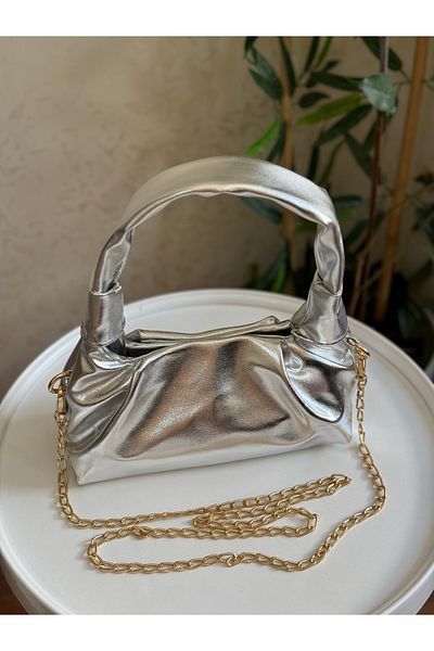 Bagnest Women's Hand and Shoulder Bag with Soft Leather Chain
