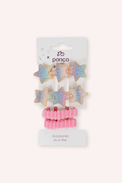 Panço Kız Çocuk Yıldız Detaylı Toka Seti