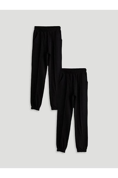 LC Waikiki Lcw Kids Buy Elastic Waist Girls Jogger Tracksuit Bottom 2-Piece (W5)