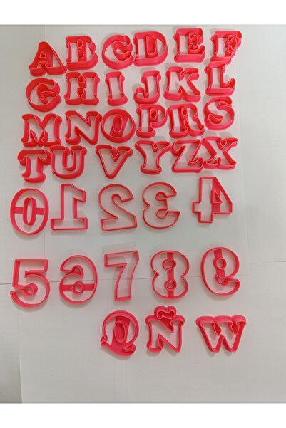 RPMD Store harf kalıbı oyun hamuru kalıbı hamur kalıbı kurabiye kalıbı kek ka...