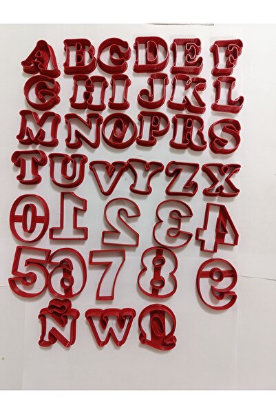 RPMD Store harf kalıbı oyun hamuru kalıbı hamur kalıbı kurabiye kalıbı kek ka...