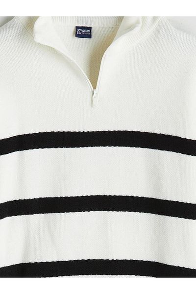 LC Waikiki Lcw Kids Stand Collar Boys Knitwear Sweater (W5)