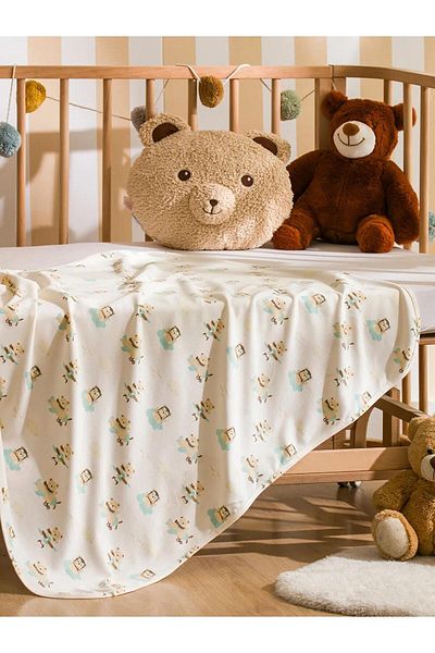 LC Waikiki Lcw Baby Printed Baby Boy Blanket 75X90 cm (W5)
