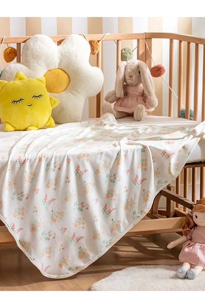 LC Waikiki Lcw Home Printed Baby Girl Cover 90X100 cm (W5)