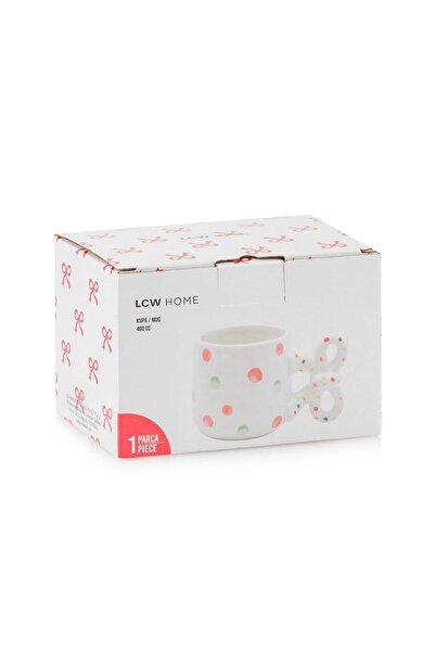 LC Waikiki Lcw Home Bow Patterned Ceramic Mug 400 ml (W5)