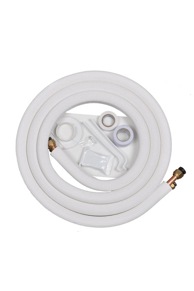 Emex 1/4-3/8 Çaplı | Montaja Hazır 5 Metre Klima Boru Seti – Alüminyum | İzolasyonlu ve Dayanıklı