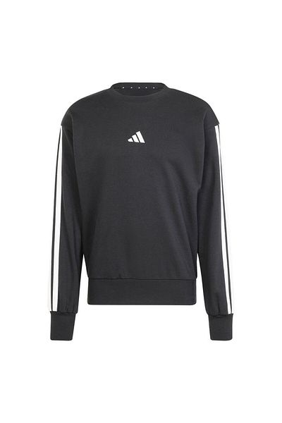 adidas Men's Black Sweatshirt m 3S ft Swt Je6372