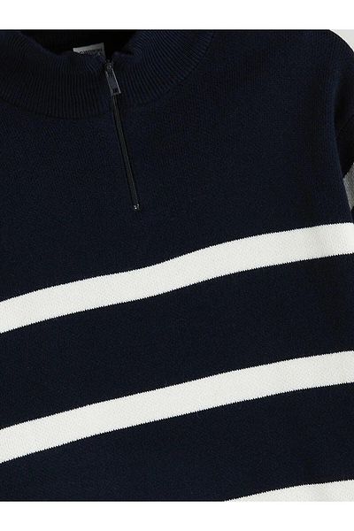 LC Waikiki Lcw Kids Stand Collar Boys Knitwear Sweater (W5)