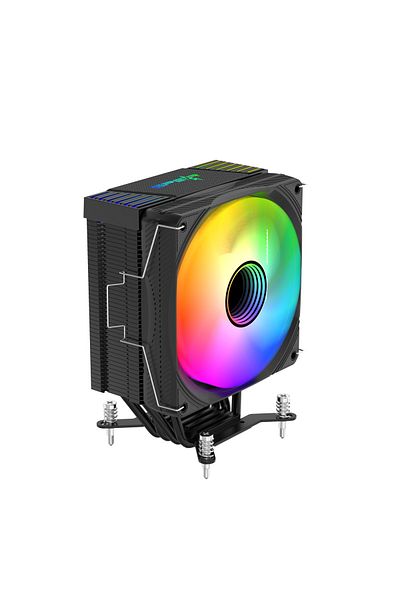 SPEARPC H400 Pro ARGB 120mm Cooling Fan - High-Performance Quiet Cooling Fan with RGB Lighting black color