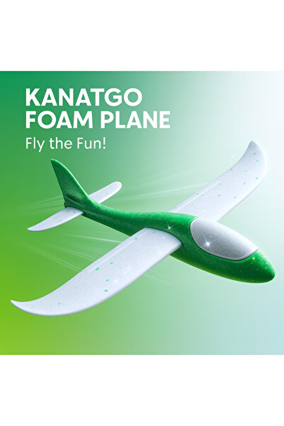 OULABİMİR Beyaz ve Yeşil EPP Köpük Malzemesi – El İle Fırlatılan , Eğlenceli ...