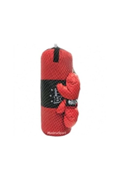 OEM Toy Boxing Bag and Gloves Set for Kids, Red, 50 cm