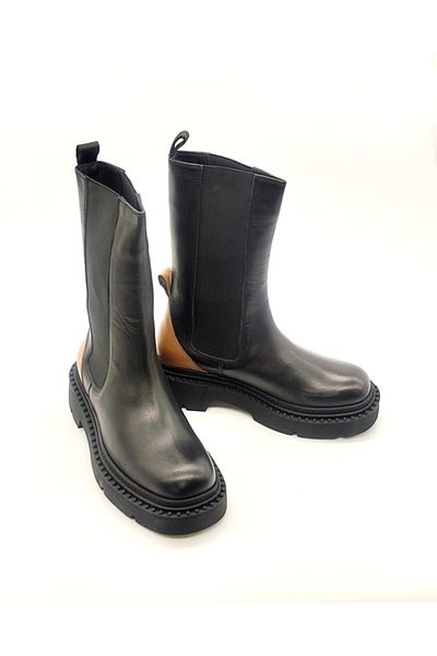 Of&Off Women's GENUINE LEATHER BOOTS
