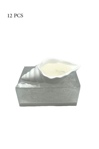 GIFT Scented Shell Candle Favors 12 Pieces (Full Dozen)