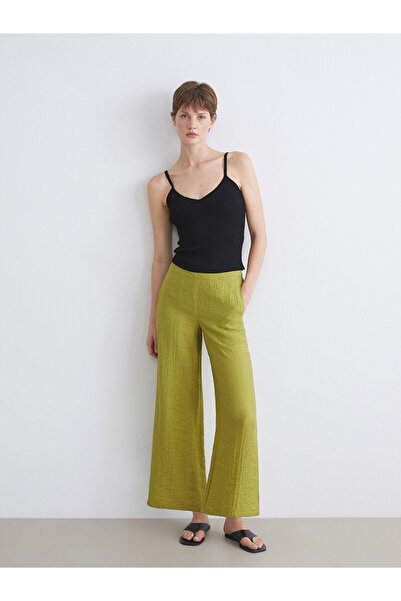 LC Waikiki Vlastite brendirane nove sezonale ženske pantalone sa elastičnim s...