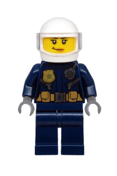 LEGO Minifigür - Police - ATV Driver Female cty1132