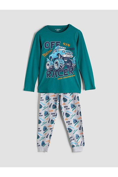 LC Waikiki Set pijamale pentru băiat cu gât crew (W5)