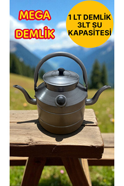maraşçarşısı Avcı, Çoban, Kampçı, Çift Taraflı Çaydanlık, Süzekli 4 Litre, Mega Demlik