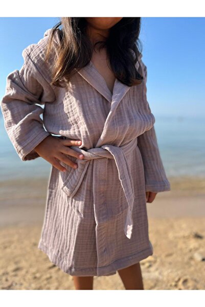 lizayn tekstil 100% Cotton 4 Layer Muslin Children's Bathrobe