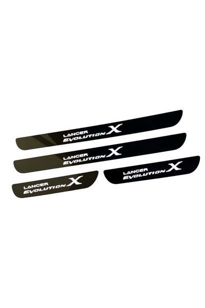 CarEste LANCER EVOLUTION PLEKSİ KAPI EŞİĞİ PİANO BLACK 4 PARÇA