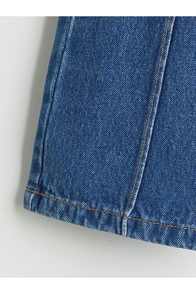 LC Waikiki Pantaloni de jeans pentru fete cu talie reglabilă (W5)