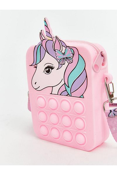 LC Waikiki Чанта Pop It Crossbody с щампа за момичета (W5)
