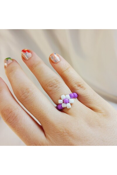 Crystal Atelier خاتم مييوكي بوندج ديزي-خاتم ديزي-خاتم مييوكي-خاتم ديزي مينيمال-خاتم بوندج