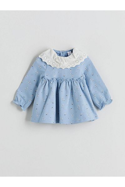 LC Waikiki Floral Baby Girl 2 Thread Dress (W5)
