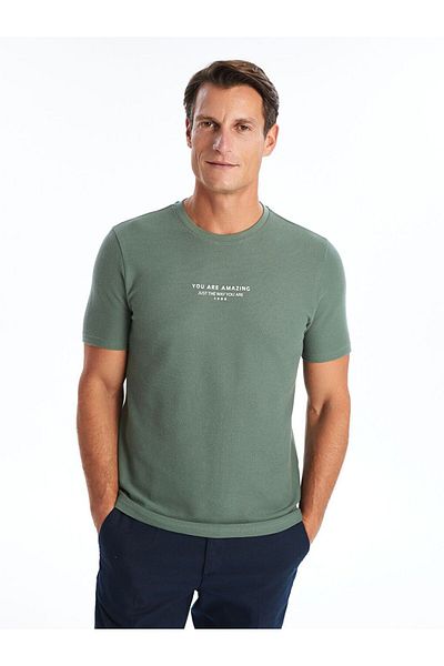 LC Waikiki LCWAIKIKI Classic Crew Neck Short Sleeve Printed Men's T-Shirt