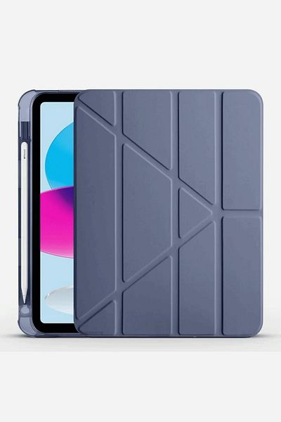 NewFace iPad 2022 10.9 (10Th Generation) Case Mars Tablet Case with Pen Holder - Lilac Gnzrz