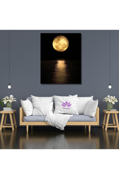 LİLYHOBBYLAND Sayılarla Boyama Hobi Seti Renkli Baskılı Kasnağa Gerili 50x65 ...