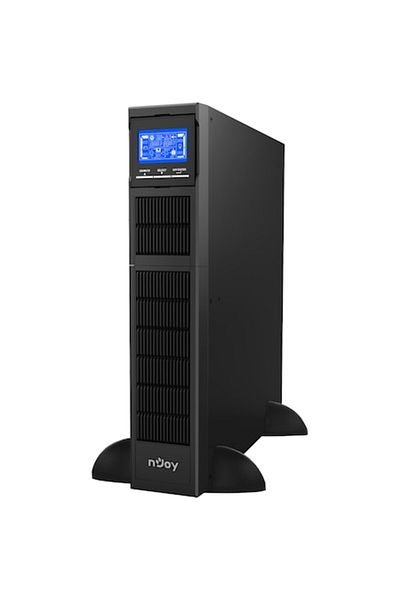 nJoy UPS Balder 1000 2U On-line, 1000VA/1000W, 8 prize IEC C13, conversie dublă, afișaj LCD