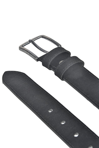 DeepSEA Ανδρική μαύρη 4 cm πλάτος σουέτ ζώνη τεχνητή σουέτ αθλητική ζώνη 2402643