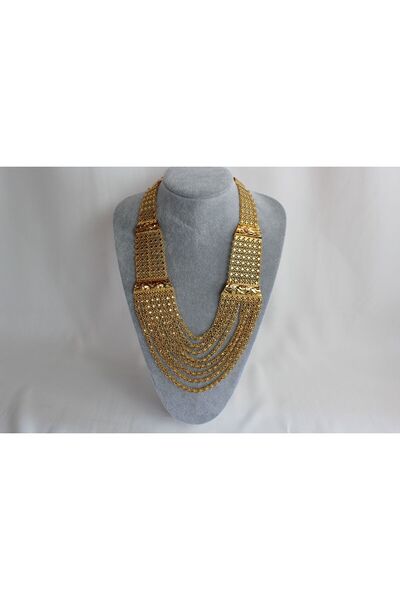 zerfine Urfa Akıtma Işıltı Kolye