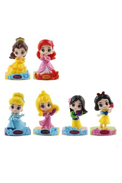 OEM Set 6 Figurine Printese 2, multicolor, 9 cm