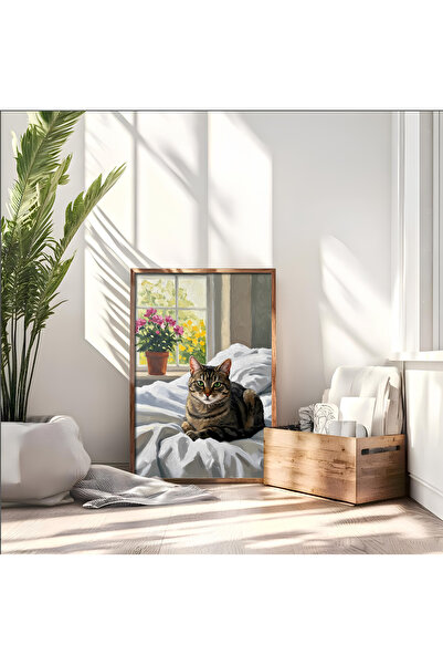 alphobitasarım Dragii prieteni - Pisica Tekir - Tablou individual