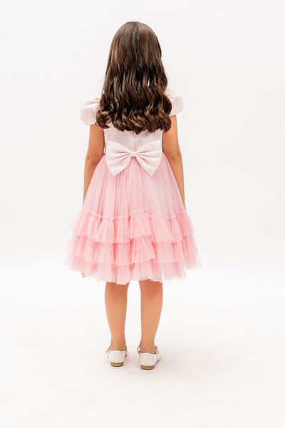 Eray Kids Girl's Dress with Bag Gift Lace Tulle Evening Dress with Layered Skirt Model 5-8 Years