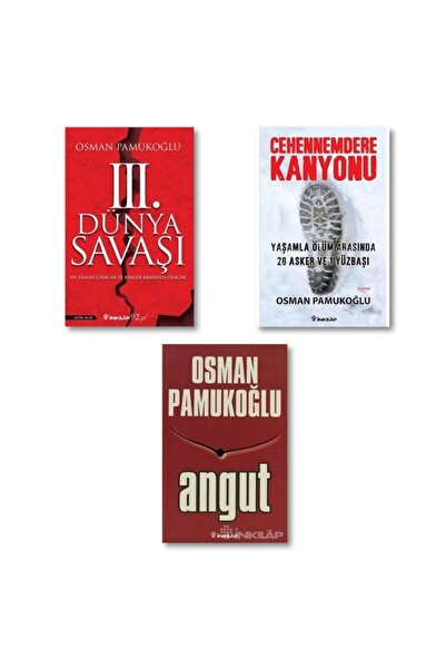 İnkılap Kitabevi Osman Pamukoğlu Kitap Seti / 3. Dünya Savaşı - Angut - Cehennemdere Kanyonu