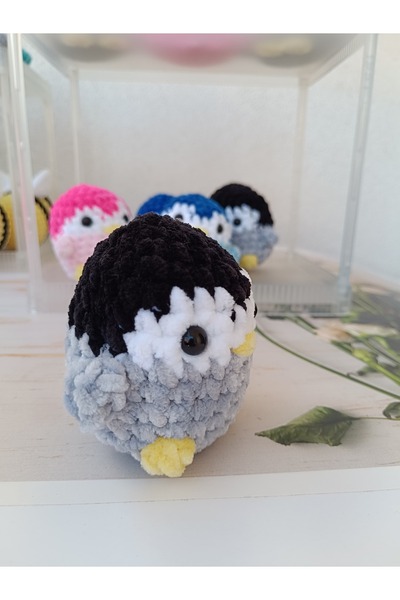 KREATİF TASARIM Soft Penguin Plush Hand Knitted