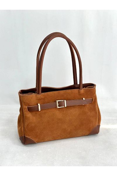 çkn sedat çakan çanta & fular & aksesuar Purse Genuine Suede Leather Women's Hand Shoulder Diagonal Bag