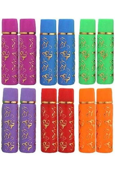 Unbranded/Generic Magic Colour Changing Lipstick Set, 6 Pairs, Gold-Trimmed Design, Multiple Vibrant Colours.