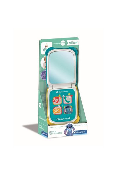 CLEMENTONI - Telefon flip Stitch care dezvolta abilitatile motorii fine si simtul tactil