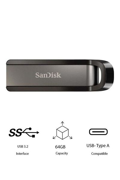 SanDisk 64 GB Extreme Go USB 3.2 Type-A Flash Drive