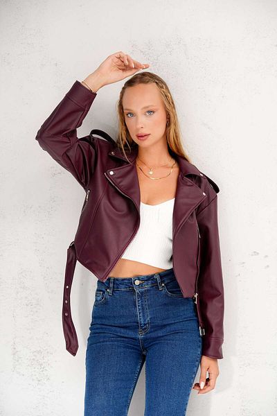 Blanco Women's Zr Model New Season Leather Jacket