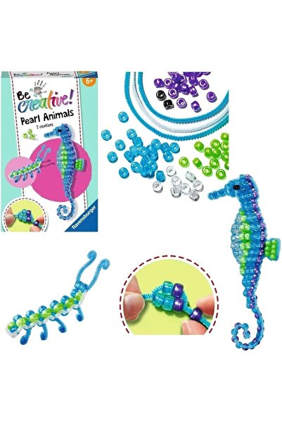 RAVENSBURGER - Be Creative Set mini de creatie din perle calut de mare si larva