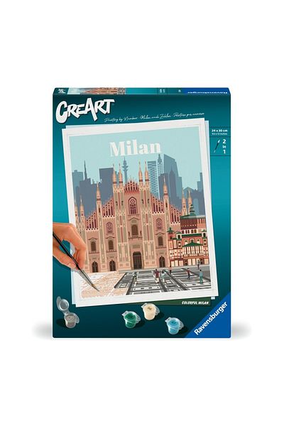 RAVENSBURGER - Creart Painting By Numbers For Adults Milan Full Of Color