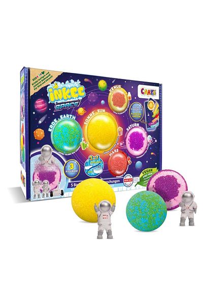 CRAZE - Set 5 Bile De Baie Inkee Sistemul Solar Si 3 Surprize