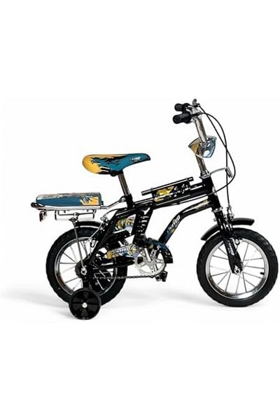 ALBADER 12-Inch Rambo Bike, Freestyle Kids Bicycle With Luminous Training, Bike For Kids