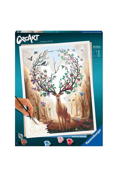 RAVENSBURGER - Creart Painting By Numbers For Adults Magic Deer